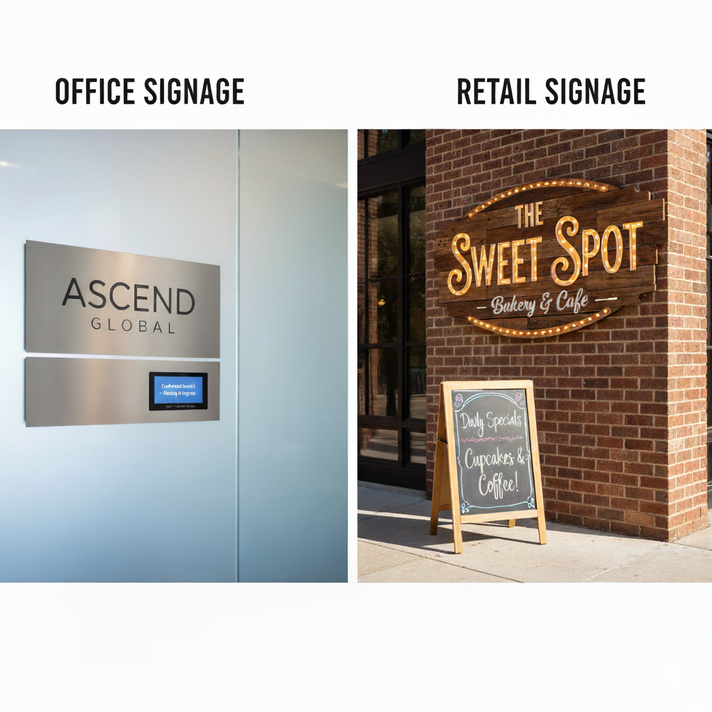 Office and Retail Signage Design Strategies