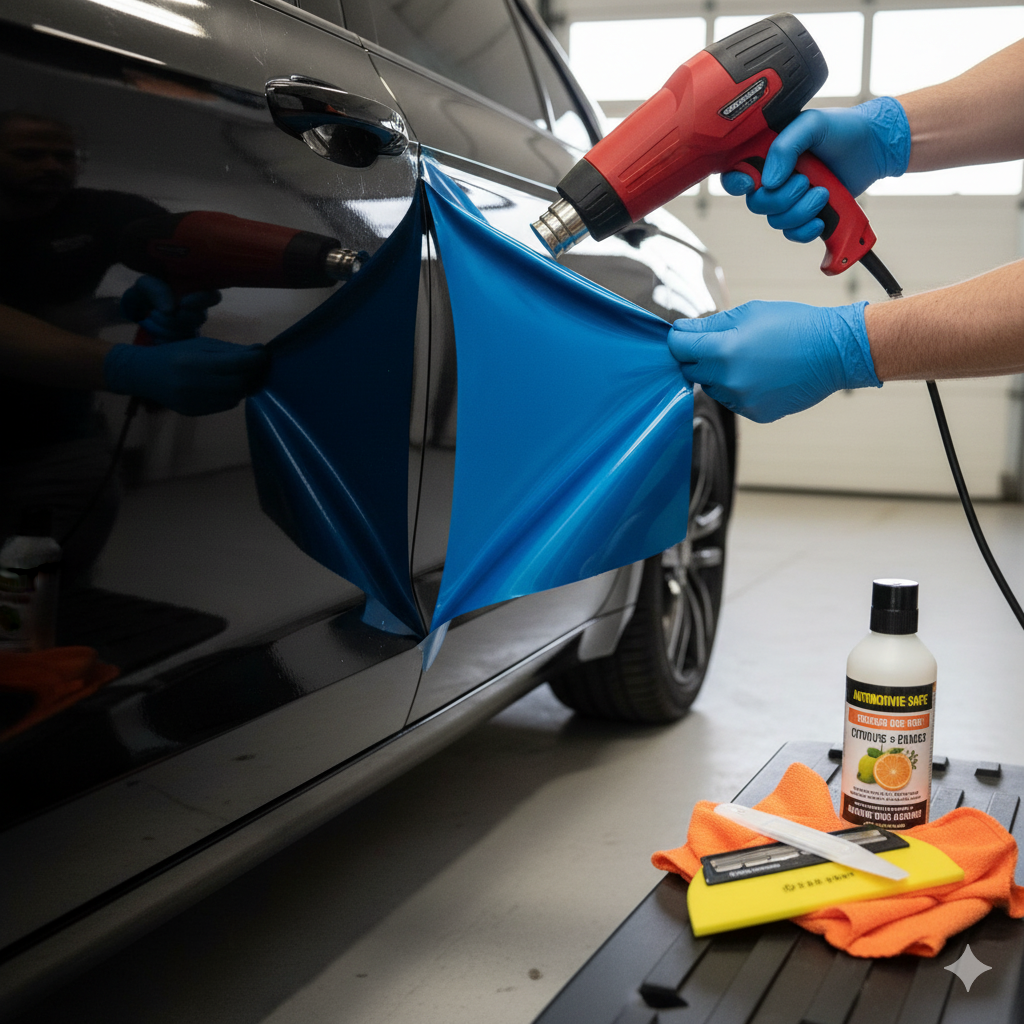 Remove Vehicle Wrap Safely