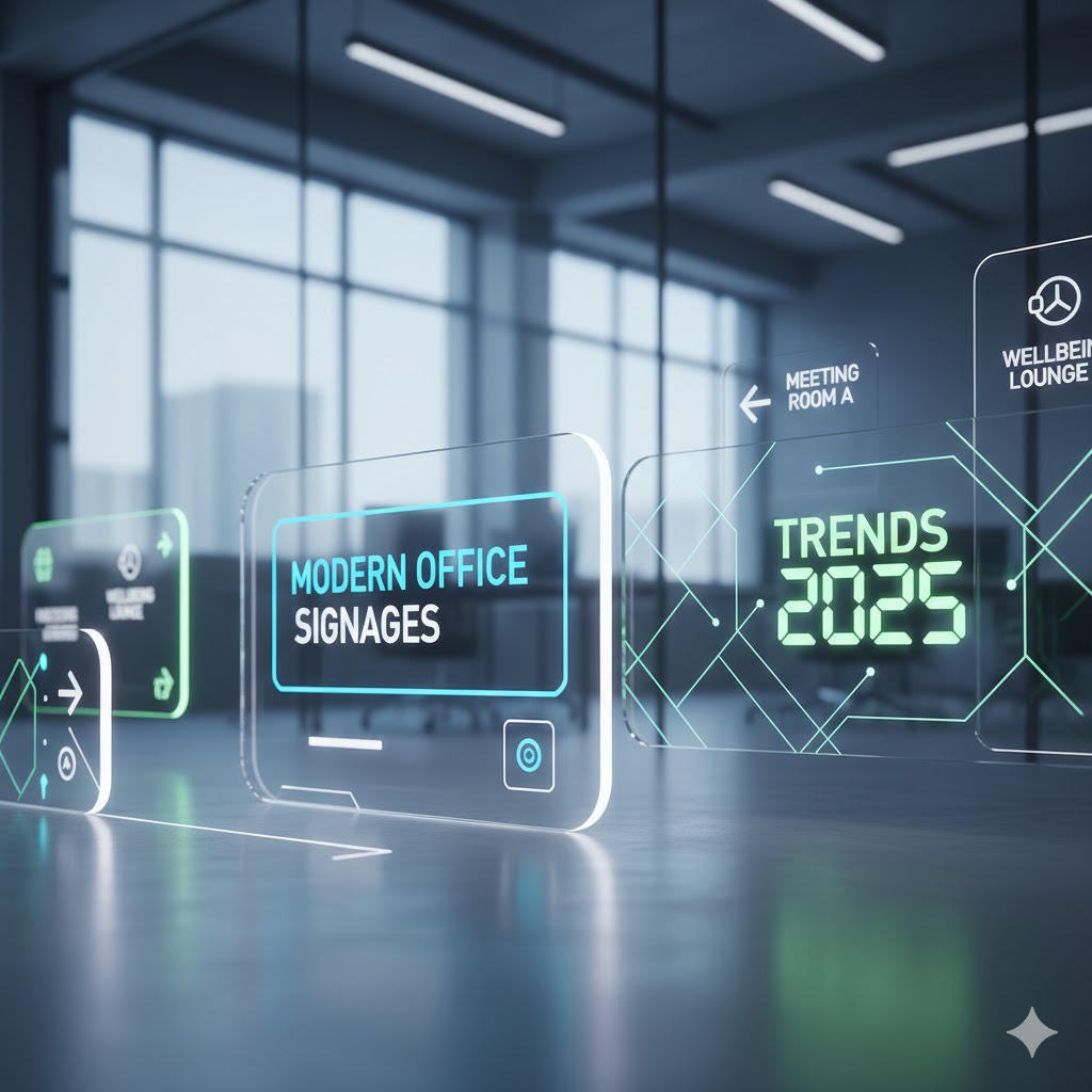 Modern Office Signages Trends 2025