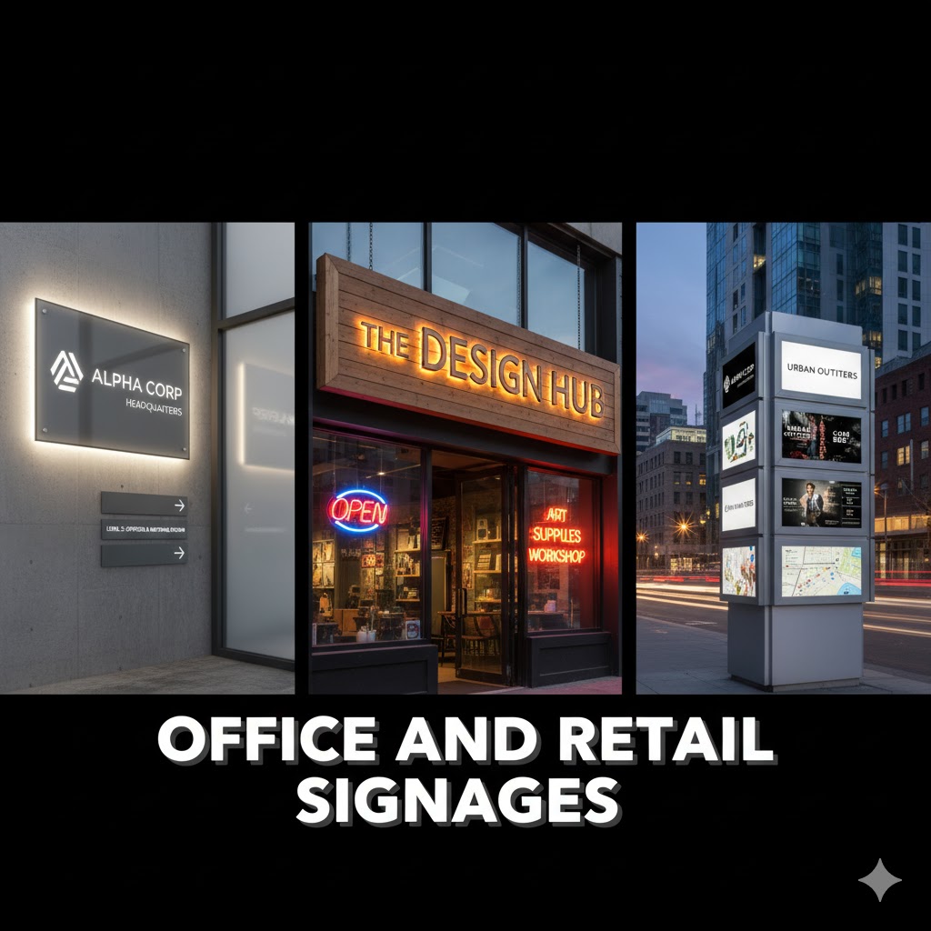 office and retail signages