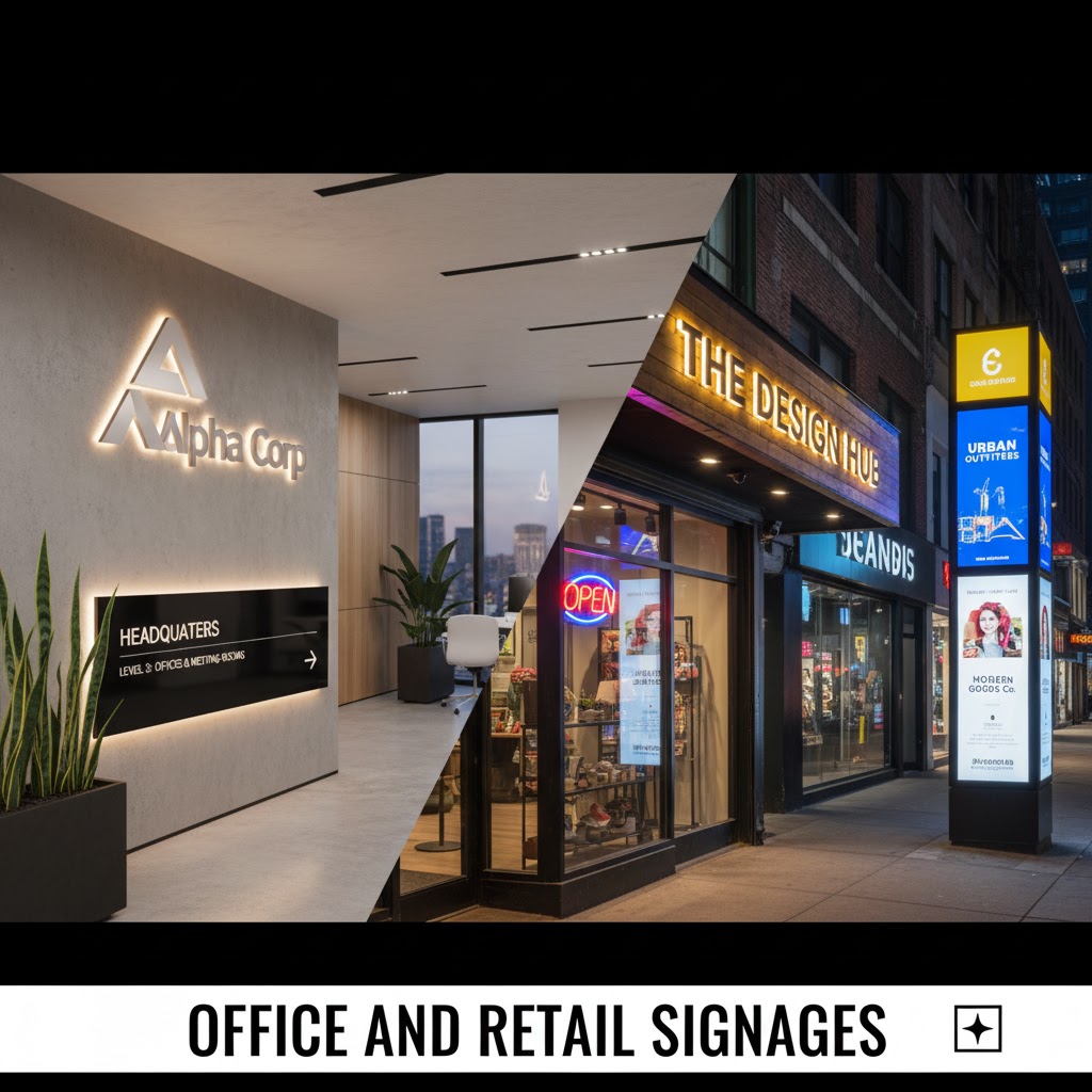 office and retail signages